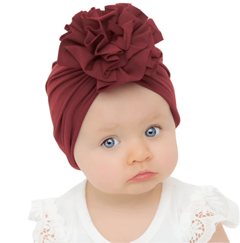 Rufsig topp baby turban hatt