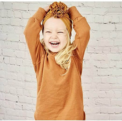 Rufsig topp baby turban hatt