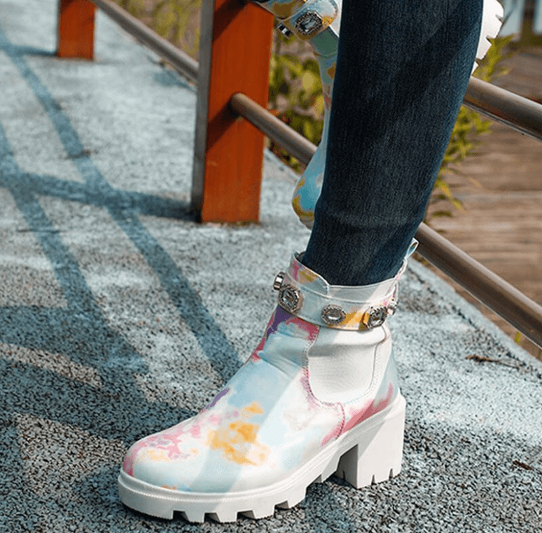 Tie Dye Ankelstövlar