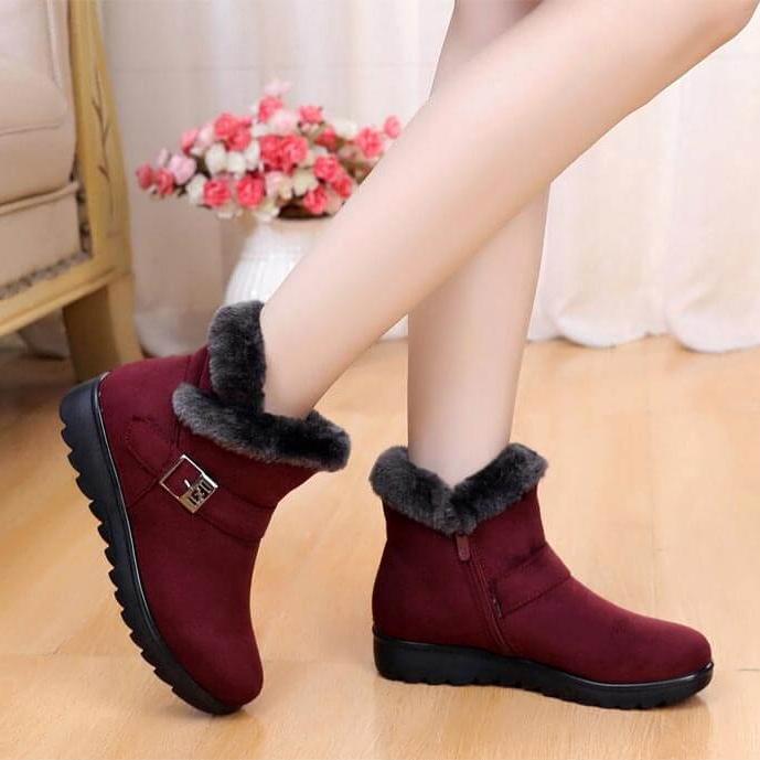 Plysch Snöstövlar för Kvinnor