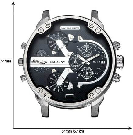 Relogio Quartz-klocka för män