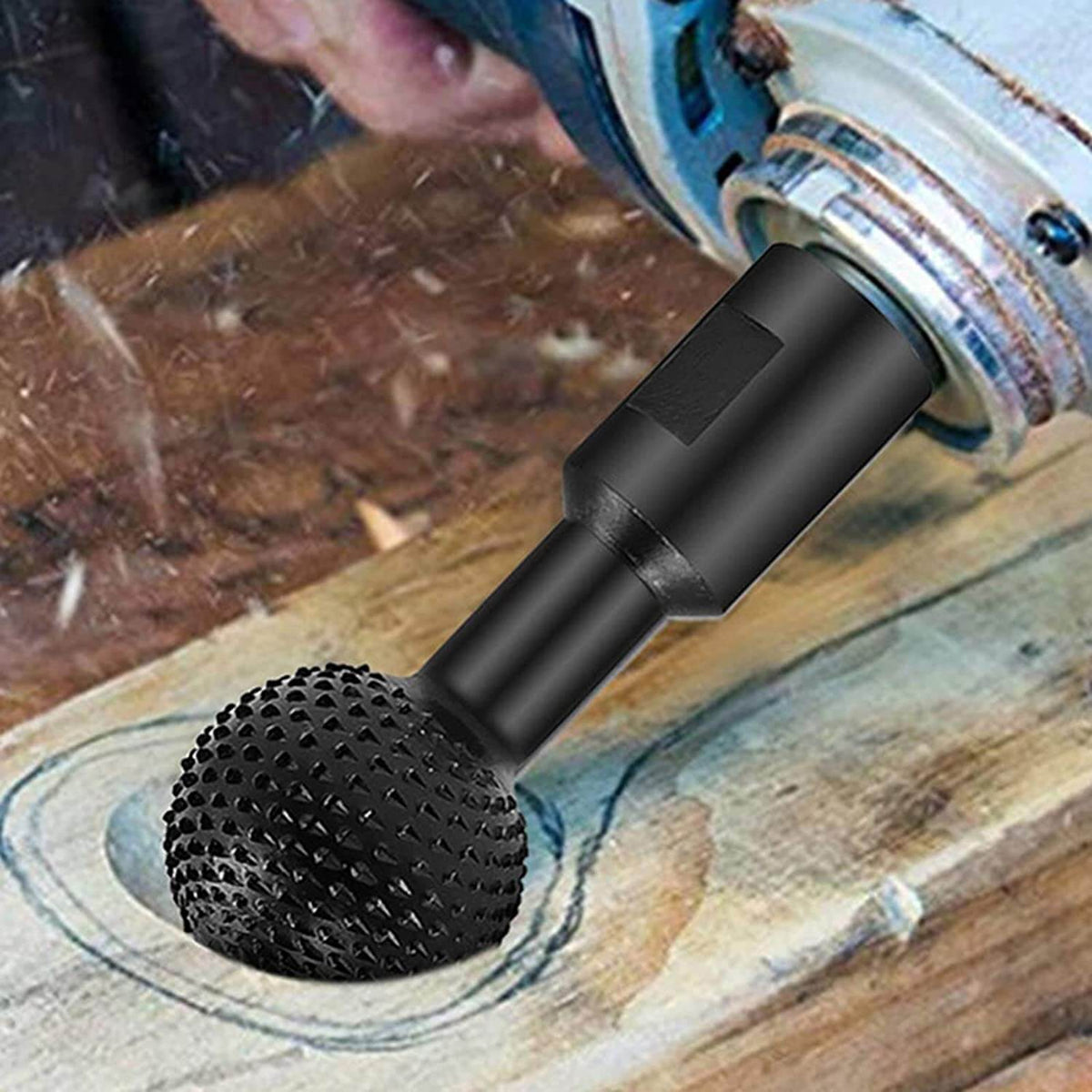 Sfäriskt verktyg för att skära spår i trä