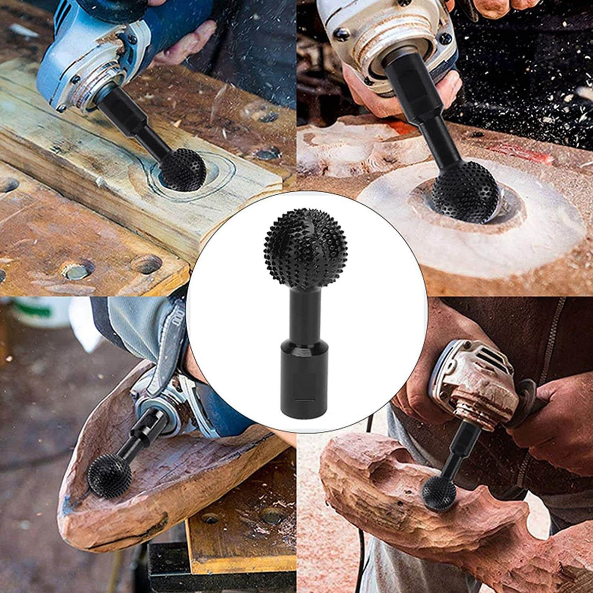 Sfäriskt verktyg för att skära spår i trä