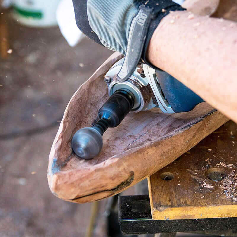 Sfäriskt verktyg för att skära spår i trä